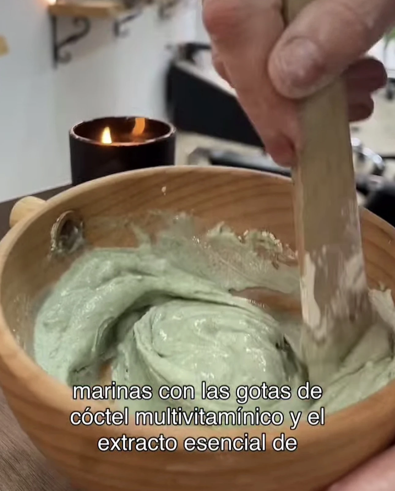Preparación del lodo marino con activos vitamínicos